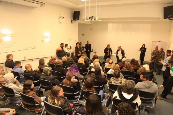 Prefeita Paula Mascarenhas prestigiou o evento que contou com a presença de Oswaldo Antunes Maciel, membro da família originária do Parque da Baronesa