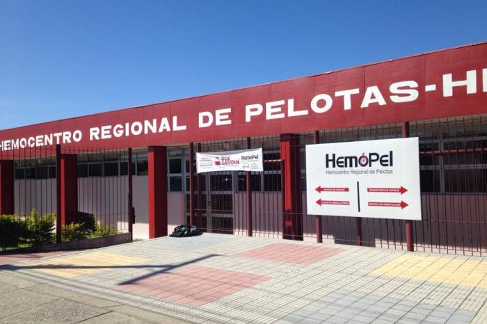 Central é regional e fornece sangue e componentes aos hospitais de Pelotas, Zona Sul e Campanha