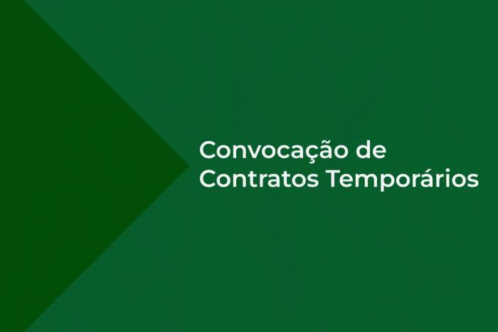 Chamada é para profissionais para as funções de Educador Social, Videofonista, Cozinheiro, Técnico de Enfermagem e Operário em Saúde Ambiental