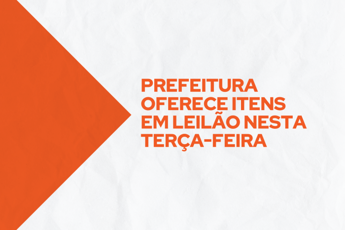Licitação será para alienação de bens inservíveis para o Município