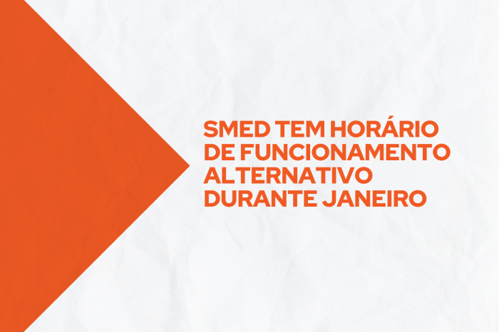 Secretaria de Educação e Desporto funcionará das 8h às 14h, de segunda a sexta-feira