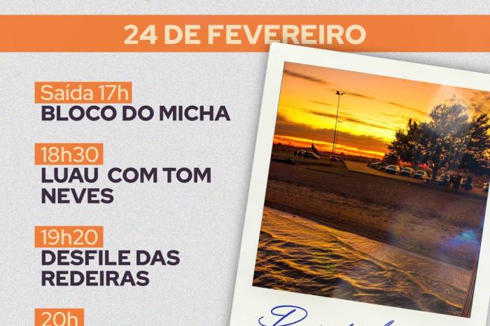 Luau, Carnaval, desfile de moda, música e corrida integram a programação