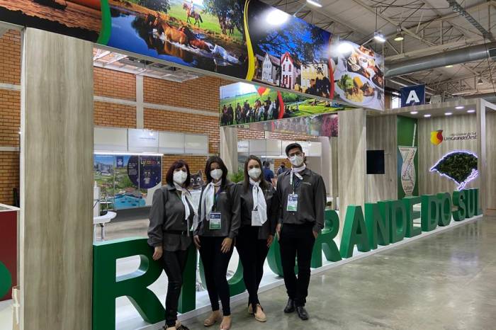 Cidade está representada nos estandes do Governo do Estado  e também do Sebrae nacional