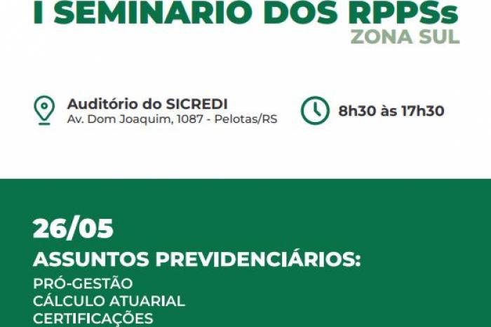 Seminário reúne servidores de municípios da Zona Sul nos dias 26 e 27