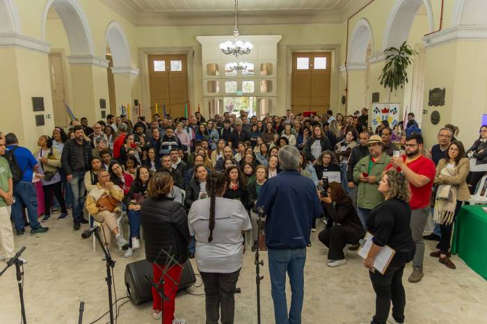 Servidores mostraram seus talentos, acompanhados de colegas