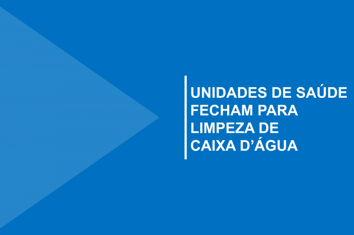 Na próxima semana as unidades da Santa Terezinha e Barro Duro fecharão durante uma manhã para a limpeza da caixa d’água. À tarde o atendimento será normal