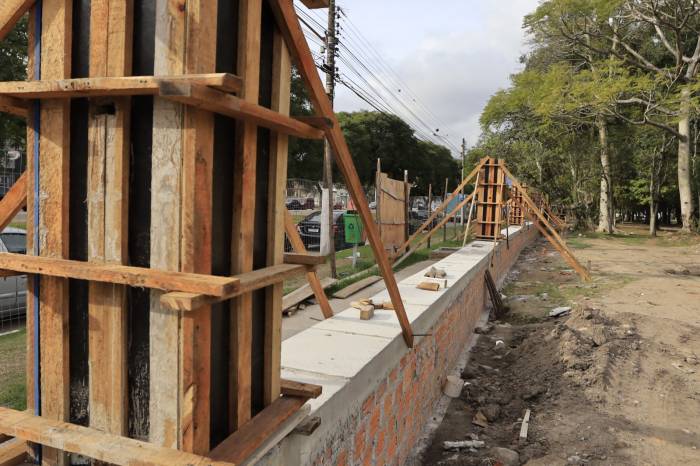Nova etapa das obras abrangerá o entorno de toda a área interna do Parque