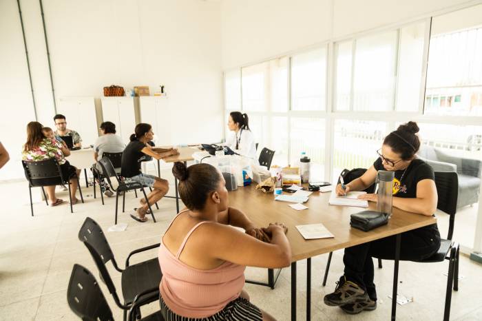 Comunidade do loteamento Dunas foi a primeira a ser beneficiada com o projeto. Próxima edição deve ser realizada, em Abril, no Balneário dos Prazeres