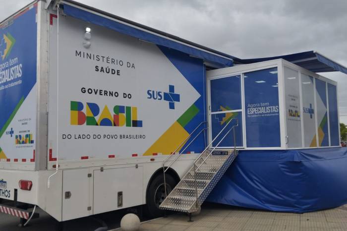 Unidade móvel do programa federal Agora tem Especialistas conta com capacidade para atendimento de 50 mulheres por dia