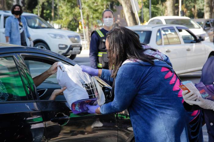 Ação ocorreu na esquina da Andrade Neves, no Cartão de Todos, sem atrapalhar o fluxo de trânsito