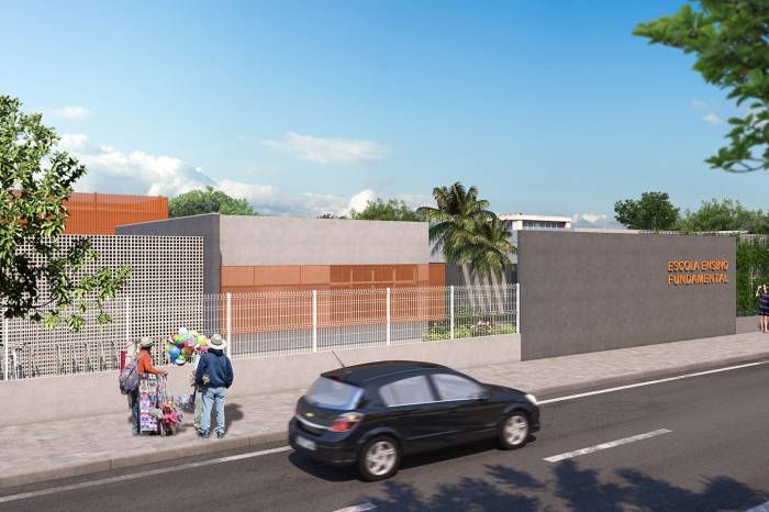 Emef Darcy Ribeiro vai atender 315 alunos em turno integral. Prefeitura trabalha para dar início à obra na segunda quinzena de junho