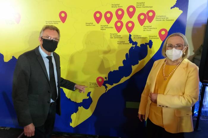 Ao todo, o Estado investirá R$ 249,7 milhões até o final de 2022. Vice-prefeito participou da cerimônia de anúncio no Palácio Piratini, em Porto Alegre