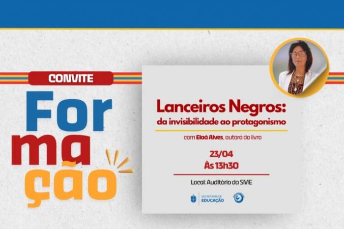 O evento contará com a presença de Eloá Alves, autora do livro “O Lanceiro Negro Sobrevivente” e sua mais recente obra