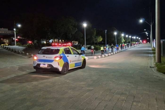 Atividade promovida pelo Pedal Domingueira conta com parceria dos profissionais do Município