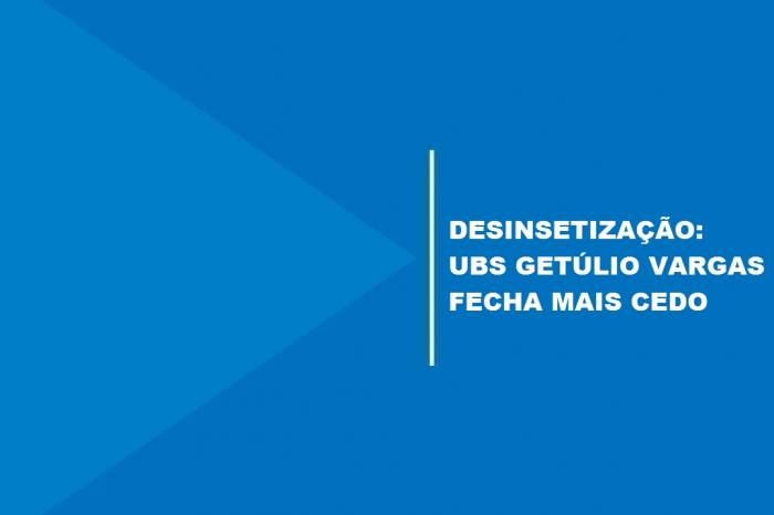 Unidade passa por desinsetização e encerra suas atividades às 15h