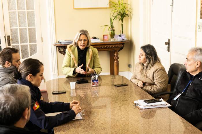 Representantes do Município, da concessionária e do Corpo de Bombeiros se reuniram para encontrar soluções para os pontos que continuam sem luz após a passagem do ciclone extratropical