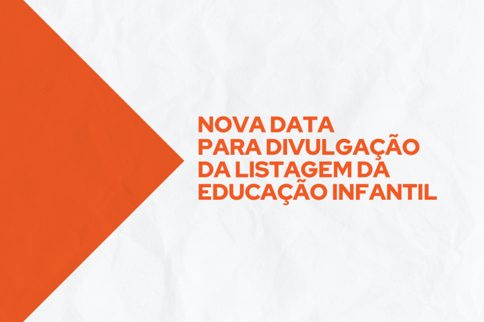 Resultado das inscrições para Berçário e Maternal, nas Escolas de Educação Infantil, será divulgado dia 3 de janeiro de 2024