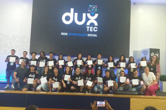 Foram apresentadas as startups Edfin, Facili.t e forZ, desenvolvidas ao longo do programa, a fim de obter captação de recursos de patrocinadores