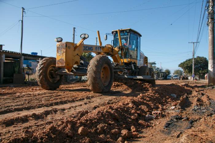 Marroni acompanhou o trabalho que eliminou a “cratera” de 98 metros quadrados que ficava constantemente alagada, no meio da pista da rua 22 de Maio