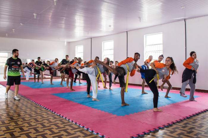 Estudantes a partir de 7 anos podem participar das aulas do projeto de iniciação ao esporte do Município