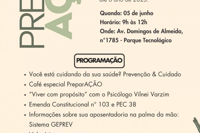 Prefeitura e Prevpel convidaram 71 funcionários públicos para evento de quarta-feira (5) no Parque Tecnológico com diversas palestras e lançamento de aplicativo