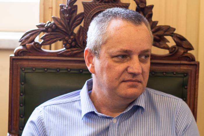 Cristian Kuster, que já foi diretor-presidente da Coinpel, estava na Prefeitura de Rio Grande