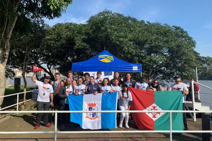 Os atletas do projeto, que integra o Pacto Pelotas pela Paz, conquistaram 11 medalhas de ouro, duas de prata e uma de bronze no Campeonato Estadual de Remo