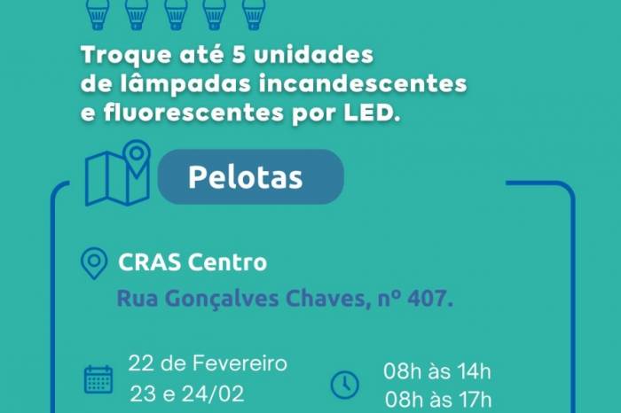 Ação será realizada na próxima semana no Cras Centro