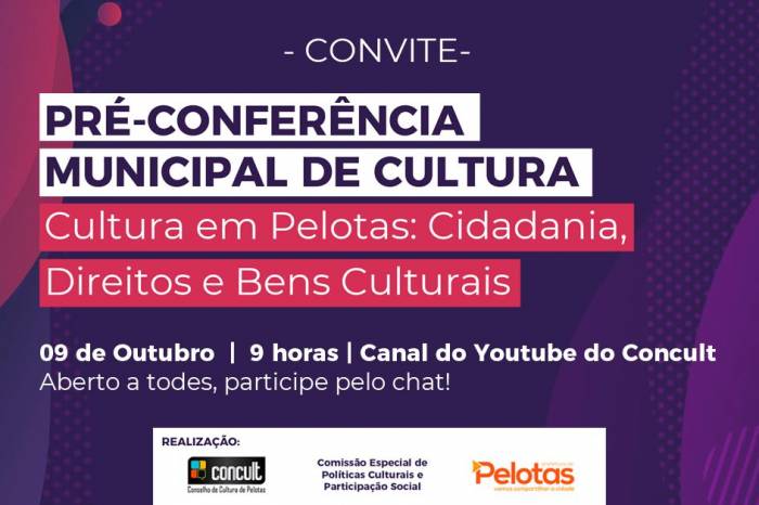 Toda a comunidade é convidada a participar do evento que visa avançar no debate de propostas de políticas culturais ligadas à acessibilidade, descentralização e democratização da cultura