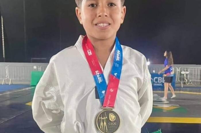 Taylor Macedo conquistou medalha de bronze nos JEBs