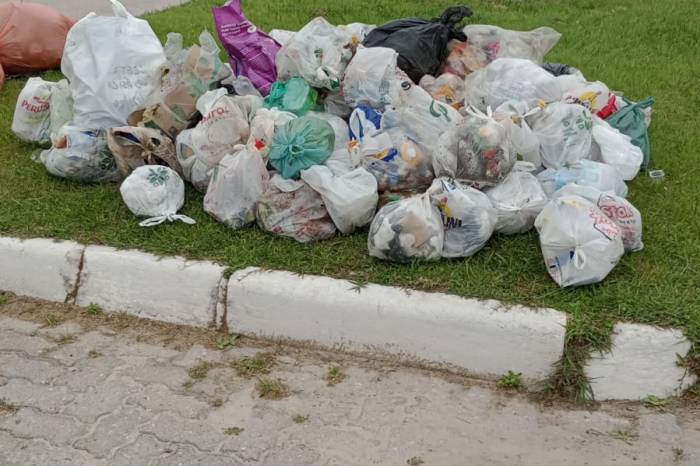 Moradores não devem colocar esse tipo de resíduo fora das lixeiras