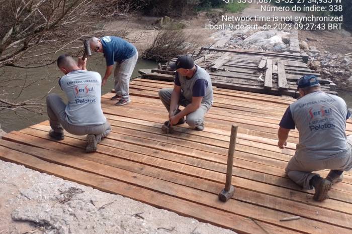 Estrutura na divisa do 5º com o 7º distrito foi abalada pelo excesso de chuvas de setembro