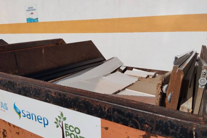 Unidades podem ser procuradas de segunda a sábado, das 8h às 12h e das 13h às 17h, para descarte de materiais inservíveis, reutilizáveis ou recicláveis