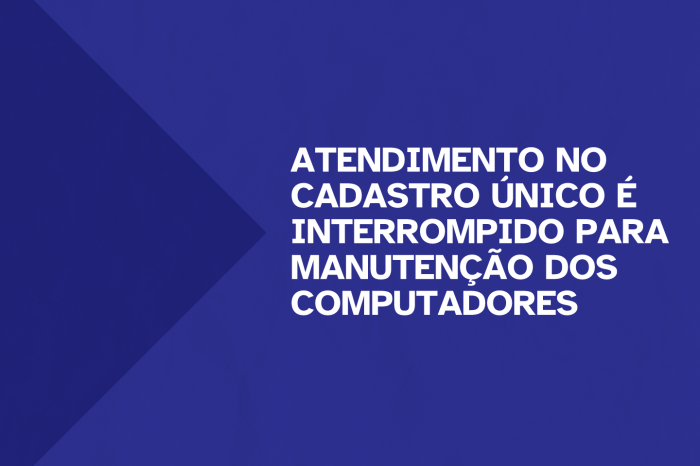 Serviço será retomado segunda-feira.