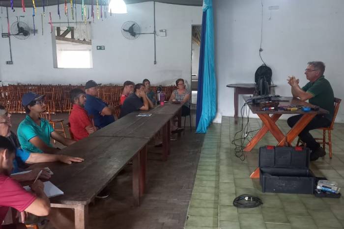Conteúdo, em março, foi ministrado para 11 moradores da Colônia Santa Eulália, 5º distrito, Cascata