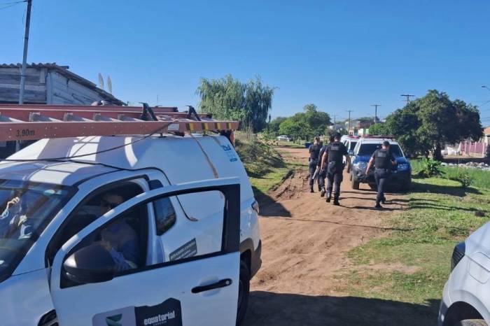 Ação realizada pela Guarda Municipal e CEEE Equatorial fiscalizou três estabelecimentos e deflagou crime de receptação
