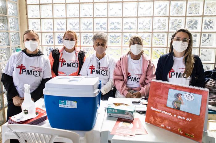 Moradores da localidade receberam orientações e puderam realizar exame para identificação da doença, durante programação da Semana Nacional de Mobilização Contra a Tuberculose