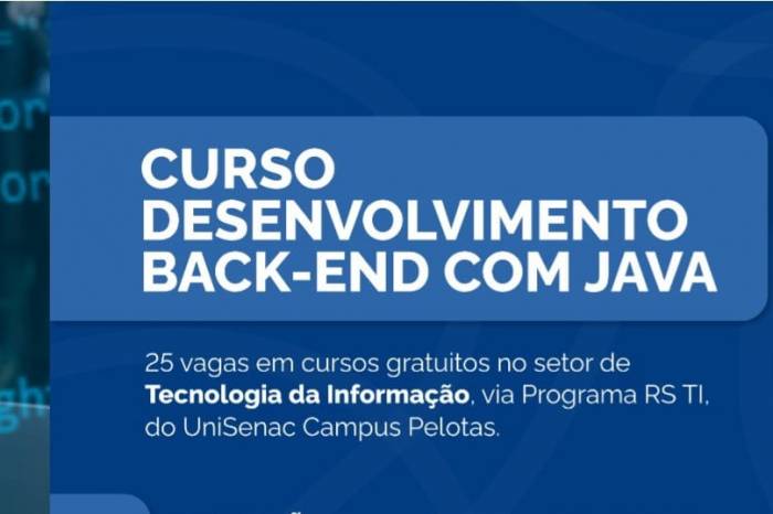 As inscrições, para as 25 vagas disponíveis, devem ser feitas pela internet