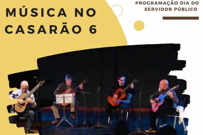 Performance do quarteto de violonistas será dia 29, a partir das 18h30min, com entrada franca