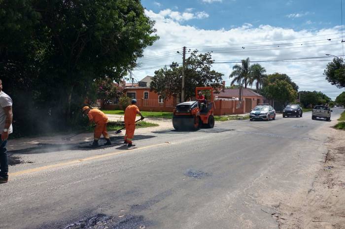 As melhorias executadas pela Secretaria de Obras e Pavimentação ocorreram no Fragata, Três Vendas, Laranjal e Centro