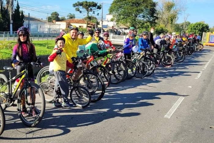 Passeio ciclístico marcado para domingo (24) é transferido para o dia 1º de outubro, devido à previsão de instabilidade