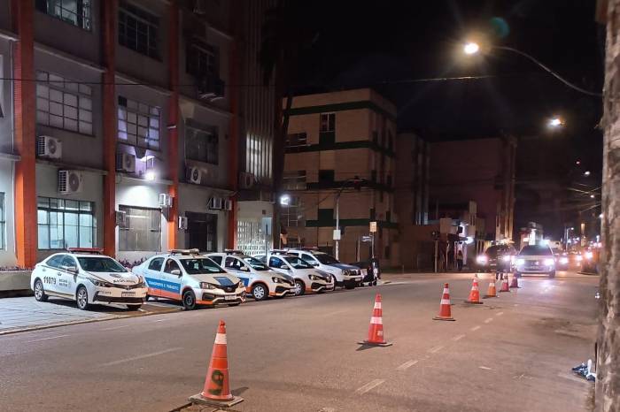 Ações coordenadas pela Prefeitura de Pelotas reuniram as forças de segurança para garantir ordem no trânsito e coibir perturbação do sossego público