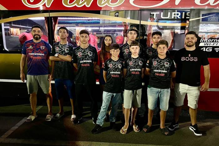 O projeto, desenvolvido pela Prefeitura em parceria com a UFPel, leva os atletas para competir no Campeonato Brasileiro e na Copa do Brasil de Taekwondo