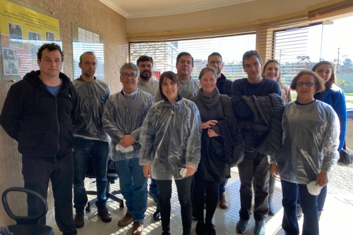 Gestores e técnicos vieram conhecer política pública de agroindústria aplicada em Pelotas e funcionamento do Serviço de Inspeção Municipal (SIM)