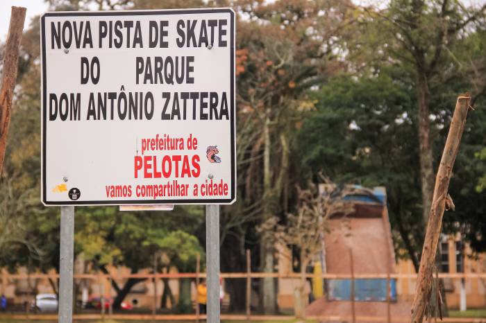 Local da nova pista foi cercado nesta quarta-feira (4). A requalificação será executada com recursos de emenda parlamentar do deputado federal Daniel Trzeciak (PSDB)