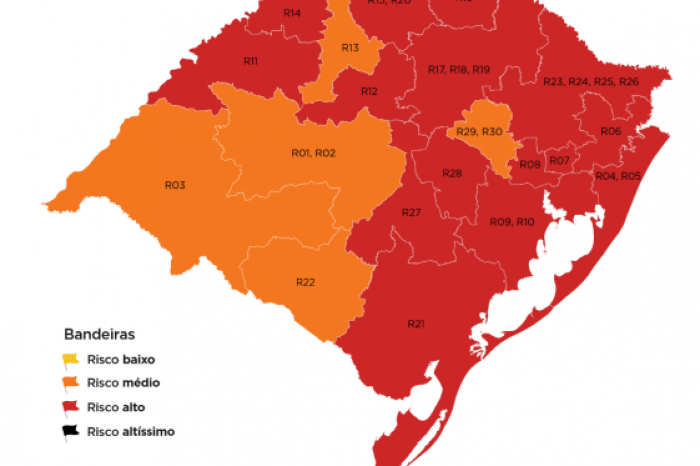 Esta é a segunda semana consecutiva que região está com risco alto para o novo coronavírus; prefeita analisará recurso