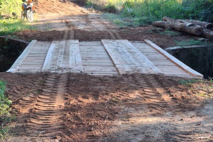 Estruturas localizadas no 8º distrito foram recuperadas pelas equipes da Secretaria de Desenvolvimento Rural (SDR)