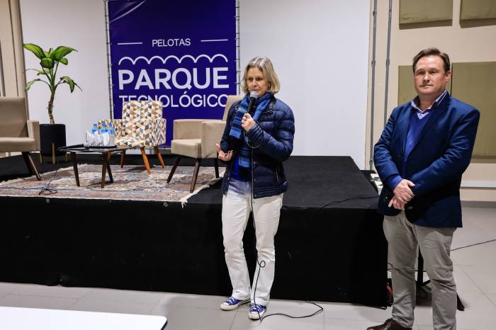 Evento realizado no Pelotas Parque Tecnológico contou com a participação de gestores da empresa Domo Invest e do fundador da plataforma Buscapé