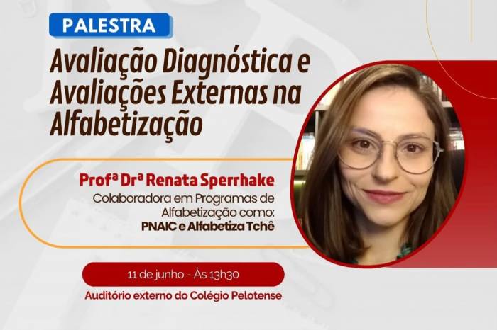 Encontro abordará avaliação diagnóstica e avaliações externas nos anos iniciais do ensino fundamental