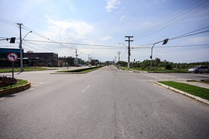 Desvio para veículos pesados, que trafegam sentido Centro/bairro, será a avenida São Francisco de Paula